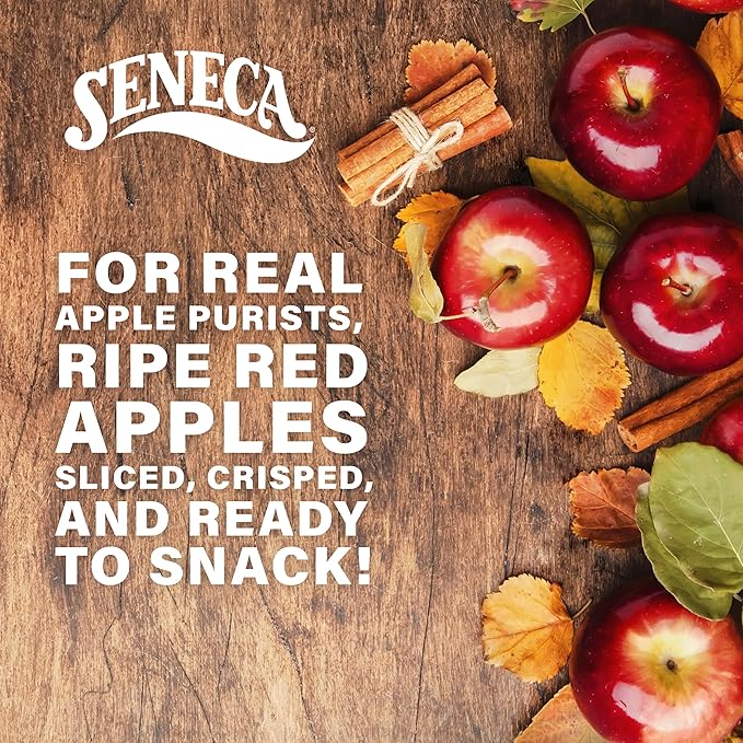 Seneca Cinnamon Apple Chips | Made from Fresh Apples | 100% Red Delicious Apples | Yakima Valley
