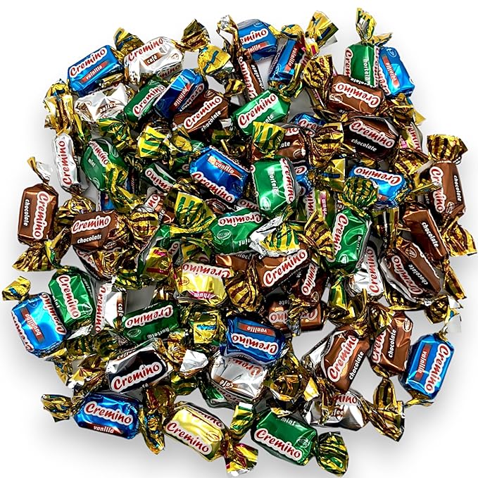 Assorted Toffee Chews-1.5 lbs Chewy Toffee Candy-Individually Wrapped Assortment of Delicious and