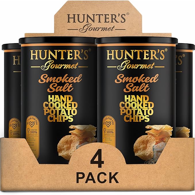 Hunter's Gourmet Premium Cholesterol Free Chips | Naturally Gluten-Free | No Artificial Colors or