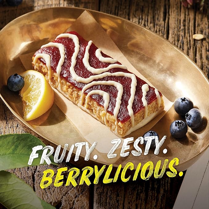 LUNA Bar - Mash-Ups LemonZest + Blueberry Flavor - Snack Bars - Non-GMO - Gluten-Free Protein Bars