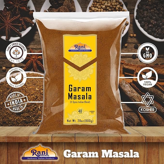 Rani Garam Masala Indian 11-Spice Blend 28oz (800g) ~ All Natural, Salt-Free | Vegan | No Colors |