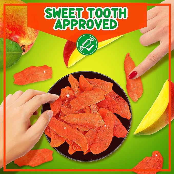 Asia Trans Li Hing Mui Dried Mango | Hawaiian Favorite | Naturally Sweet Dried Fruit Candy with