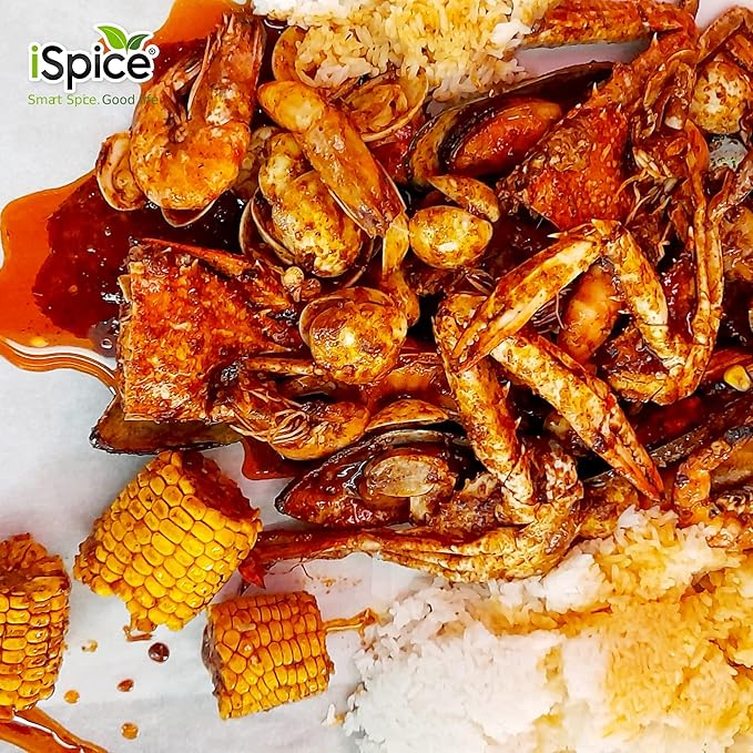 iSpice - Sugar-Free CAJUN SEASONING World Flavor Super Spice Blend | All Natural | Ready to use as
