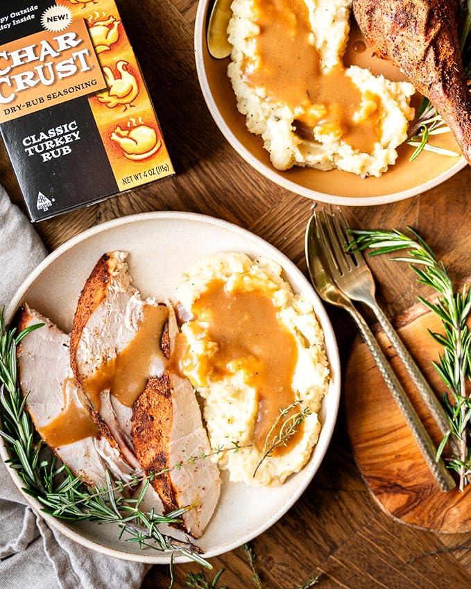Char Crust Classic Turkey Rub | All-in-one seasonings | Perfect for Turkey, Poultry and Potatoes |