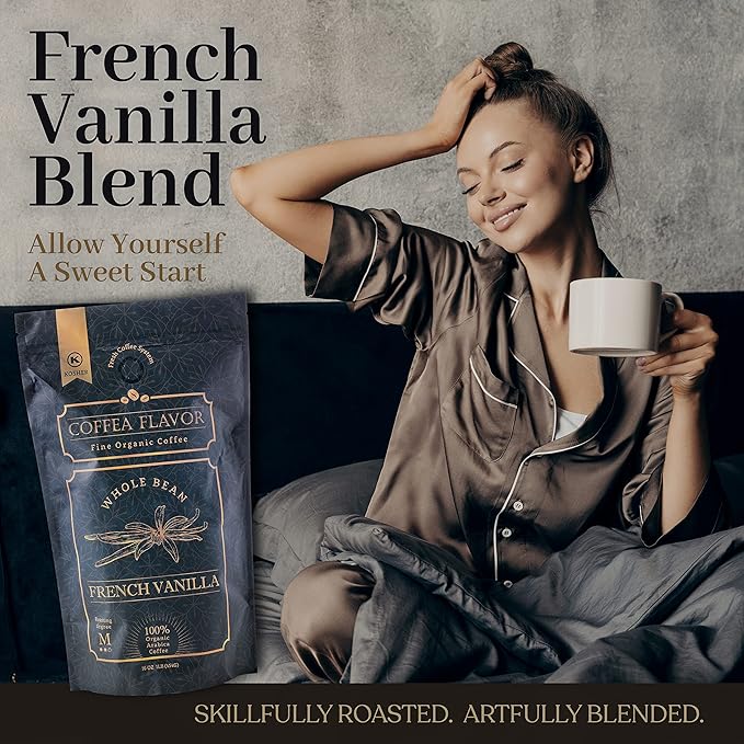 French Vanilla Flavored Whole Bean Coffee ??100% Arabica, Single Origin, Medium Roast, USDA