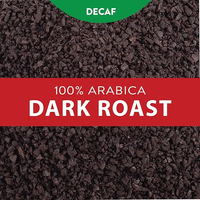 San Francisco Bay Coffee Coffee DECAF French Roast Ground Coffee, 28 oz Bag, Dark Roast, Swiss