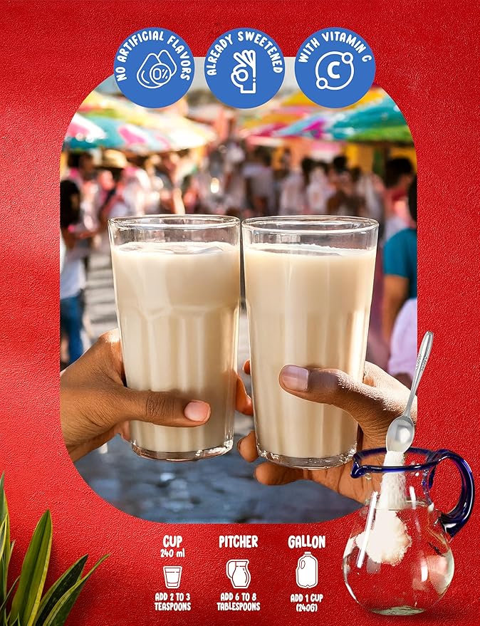 Klass Aguas Frescas | Drink Mix | Horchata | Flavors From Natural Sources, No Artificial Flavors
