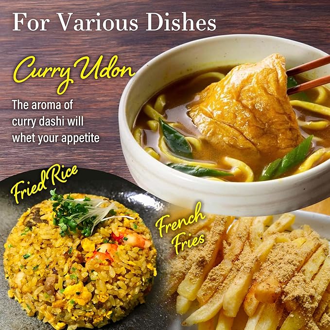 YAMASAN KYOTO UJI Japanese Curry Dashi Stock, Spicy and Rich Umami Broth, Produced by a Famous