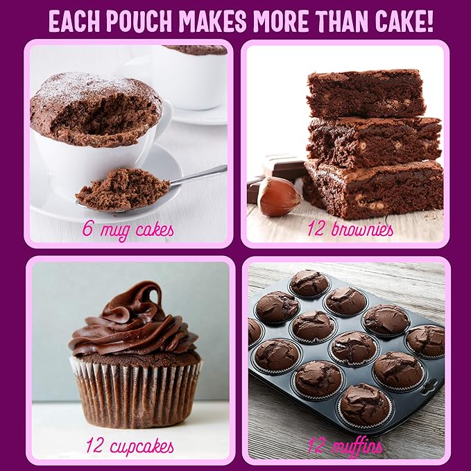 Sweet Logic Keto Baking Mix - Triple Chocolate Cake - Gluten-Free - Dairy Free - Diabetic-Friendly
