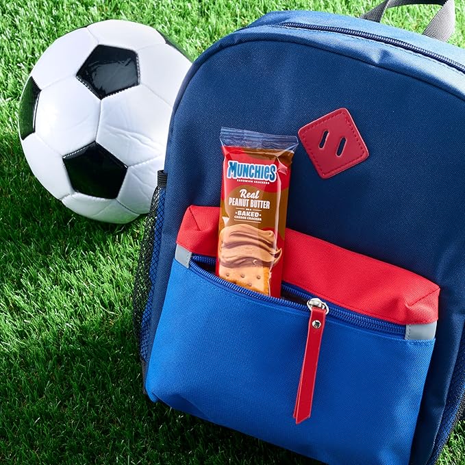 Munchies Baked Sandwich Crackers Variety Pack, Cheese Peanut Butter, Toast Peanut Butter, Doritos