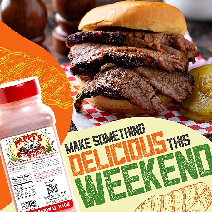 Pappy's Choice Seasoning - Original. All-in-One Gourmet Steak & Meat Rub for Grilling | Perfect for