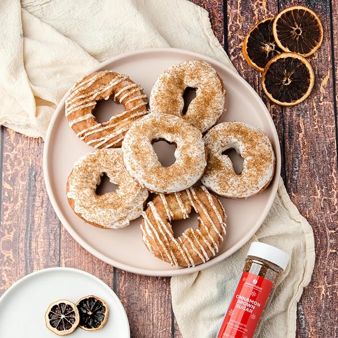 Sweets Indeed Cinnamon Brown Sugar Topping ??5.11 oz Jar | Holiday Baking & Drink Garnish | Edible