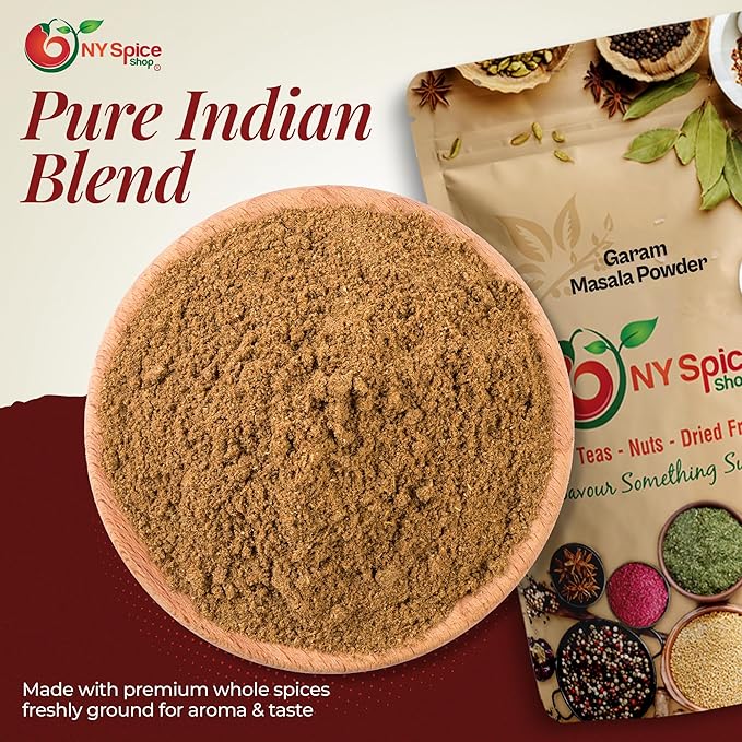 NY Spice Shop Garam Masala Spice Powder - 6 Ounce Premium Spice Blend - Garam Masala Seasoning