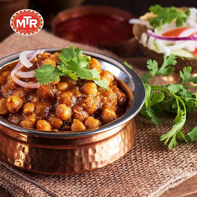MTR - Minute Meals: Chana Masala - Savory Chickpeas in Spiced Gravy - Authentic Indian Ready-to-Eat