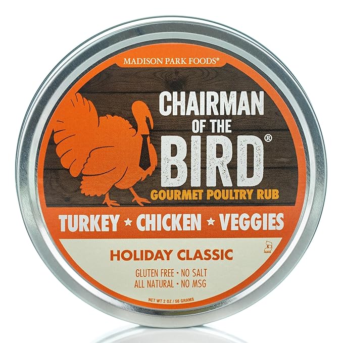 Chairman of the Bird Gourmet Turkey Rub Seasoning ??Citrus-Herb Spice Blend ??Orange, Cranberry