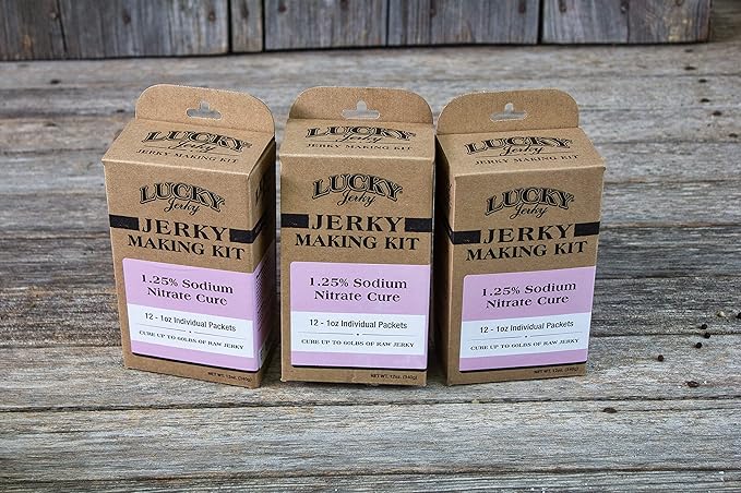 Lucky Jerky Seasoning Cure Kit - Cures 60lbs of Meat