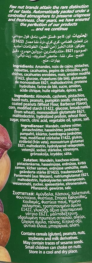 Castania BBQ Lebanese Mixed Nuts, Super Extra Mix with Pistachios, Almonds, Cashews, Hazelnuts