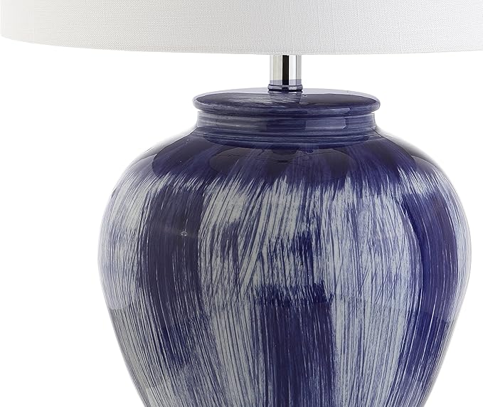 JONATHAN Y JYL5013A Wayland 26" Ceramic LED Table Lamp Transitional Glam Bedside Desk Nightstand