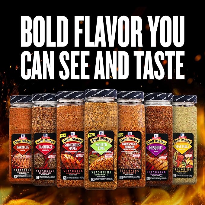 McCormick Grill Mates Barbecue Seasoning, 27 oz - One 27 Ounce Container of Barbecue Rub, Perfect