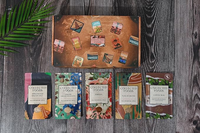 BBQ Seasoning and Rub Gift Set - BBQ Seasonings and Spices for Cooking with the Grill - Gourmet