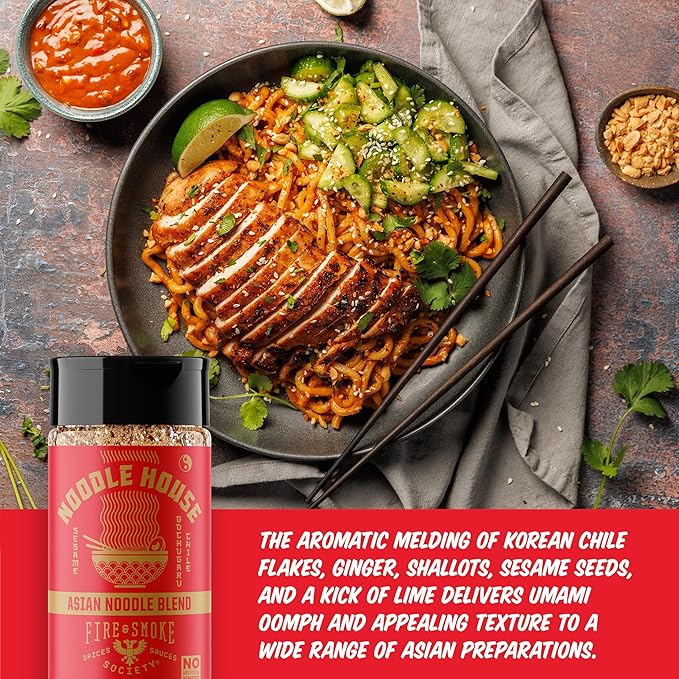 Fire & Smoke Noodle House Seasoning Blend | Fried Rice, Stir Fry, Noodle Seasoning | Korean Chile