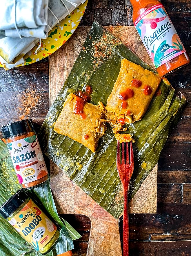 Pisqueya Adobo Multi-Purpose Seasoning, made with Dominican oregano. Low Sodium, No Sugar, No-MSG