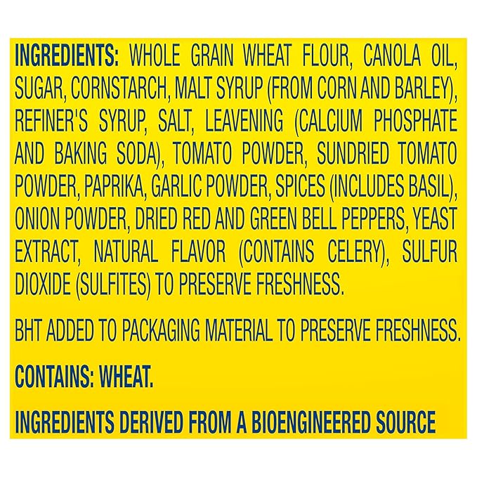 Wheat Thins Sundried Tomato & Basil Snacks, Whole Grain Wheat Crackers, Snack Crackers, Family