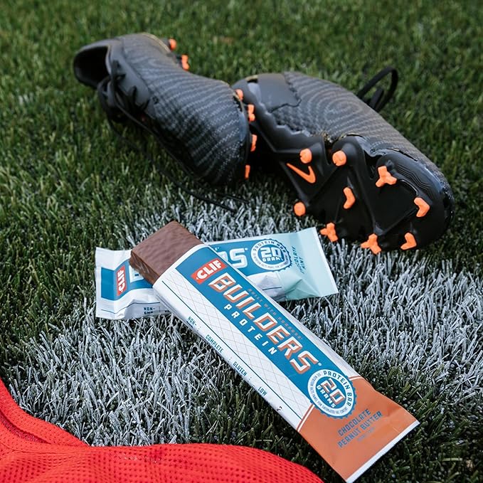CLIF BUILDERS Protein Bars - Chocolate Mint Flavor - 20g Plant Based Protein - Gluten Free