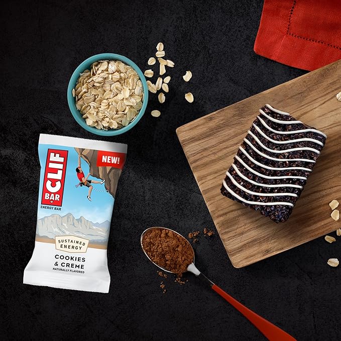 CLIF BAR - Variety Pack - 4 Flavors - Made with Organic Oats - Energy Bars - Non-GMO - Plant Based