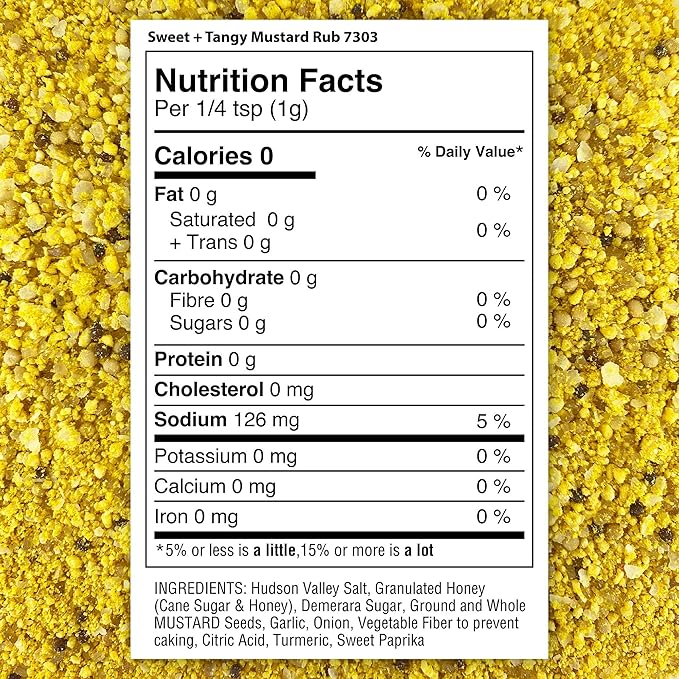 The Spice Lab Sweet + Tangy Mustard Rub - Perfect Harmony Of Honey Mustard Powder To Elevate Your