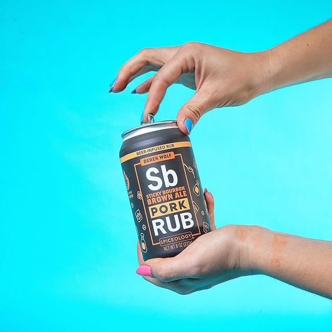 Spiceology & Derek Wolf - Sticky Bourbon Brown Ale - Beer-Infused Barbecue Rubs, Spices and