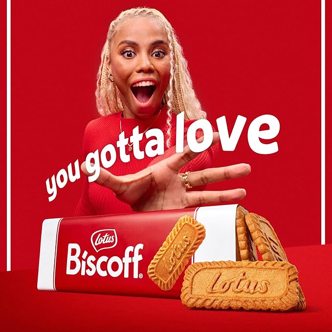 Lotus Biscoff Cookies, Caramelized Biscuit Cookies, 16 Cookies (Pack of 10), Non GMO + Vegan, 4.4
