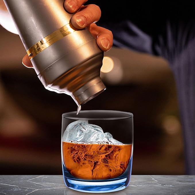 DISCOUNT PROMOS Whiskey Glasses 10 oz Set of 10, Bulk Pack - Heavy Base Old Fashioned Glass