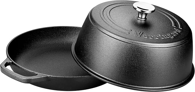 Cast Iron Dutch Oven Pot with Lid for Bread Baking - include Sourdough Bread Baking Supplies like