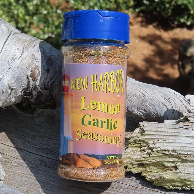 New Harbor Seasoning - Lemon Garlic | All Natural Seasoning | Perfect for Grilled Fish, Shrimp &