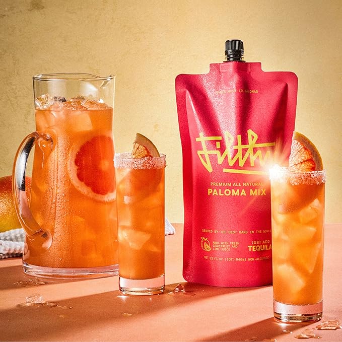 Filthy Paloma Mix, Premium Cocktail Mixer, All-Natural, Non-GMO, Vegan & Gluten-Free, Made with