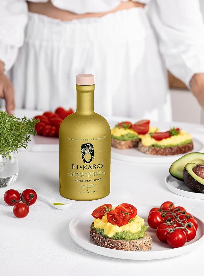 P.J. KABOS 2025/26 Harvest, Extremely High Phenolic (1000+ mg/kg), USDA Organic Greek Extra Virgin