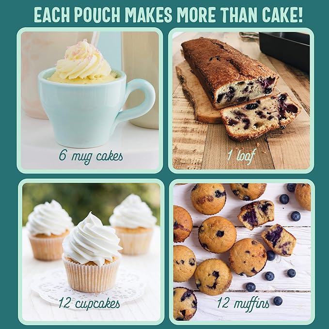 Sweet Logic Keto Baking Mix - Yellow Cake - Gluten-Free - Dairy Free - Diabetic-Friendly - High