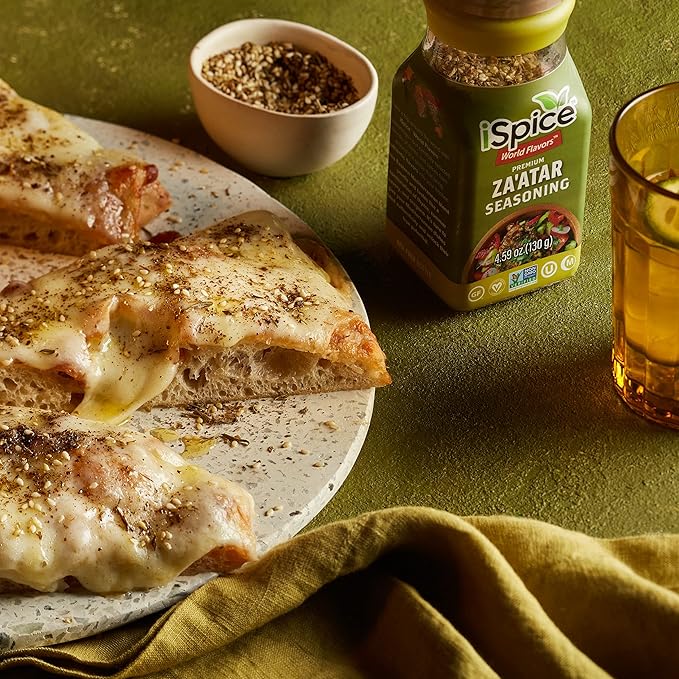 iSpice - Sugar-Free ZATAR SEASONING World Flavor Super Spice Blend | All Natural | Ready to use as