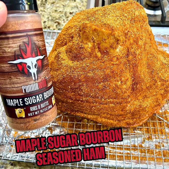 Delightfully Sweet & Smoky Maple Bourbon BBQ Seasoning Rub ??Rich Gourmet Maple Sugar Flavor That