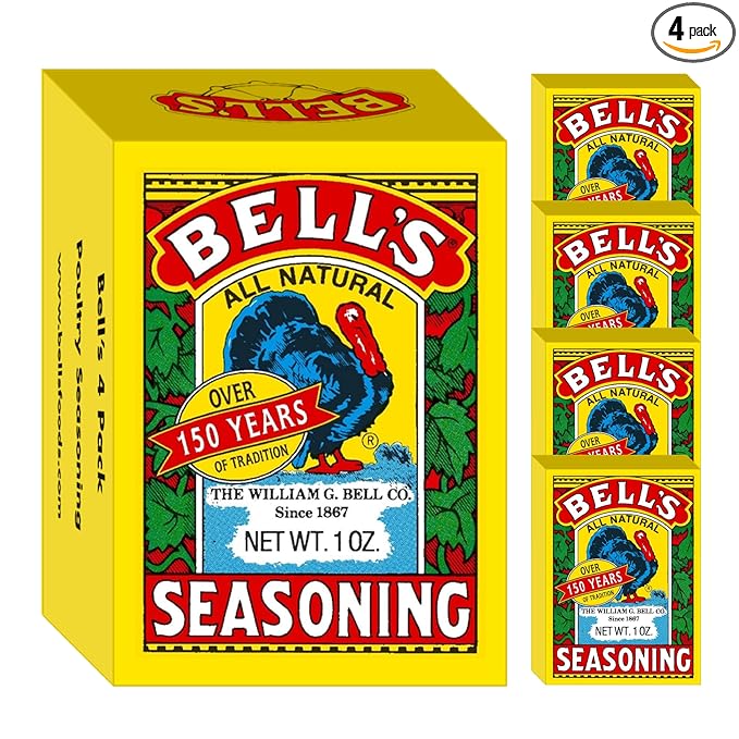 Bell's All Natural Seasoning ??1 oz Box ??Classic Salt-Free Poultry Blend ??Gluten-Free, Kosher