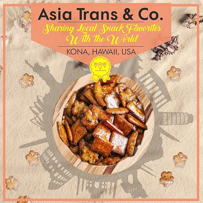 Asia Trans Mixed Arare Rice Crackers - Hawaiian Favorite - Sweet & Salty Japanese Crunchy Gourmet
