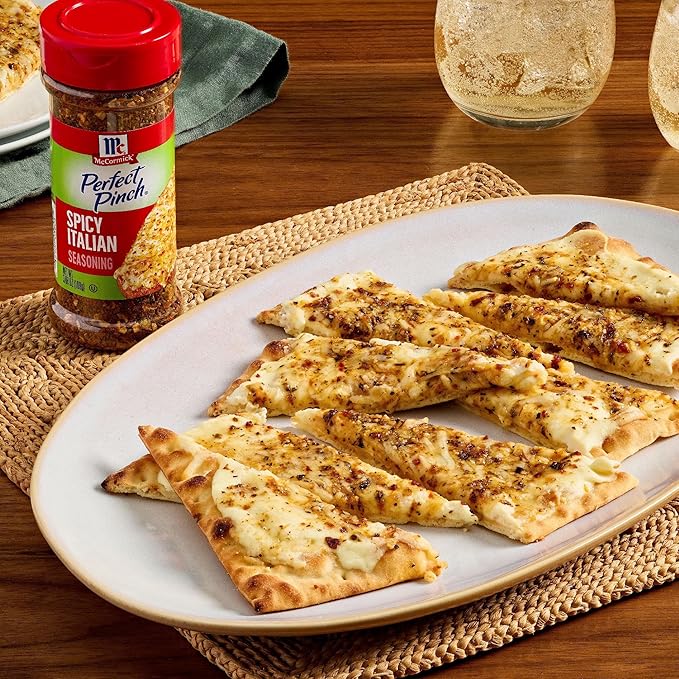 McCormick Perfect Pinch Seasoning, Spicy Italian, For Adding Italian Flavor with a Kick to Pizza