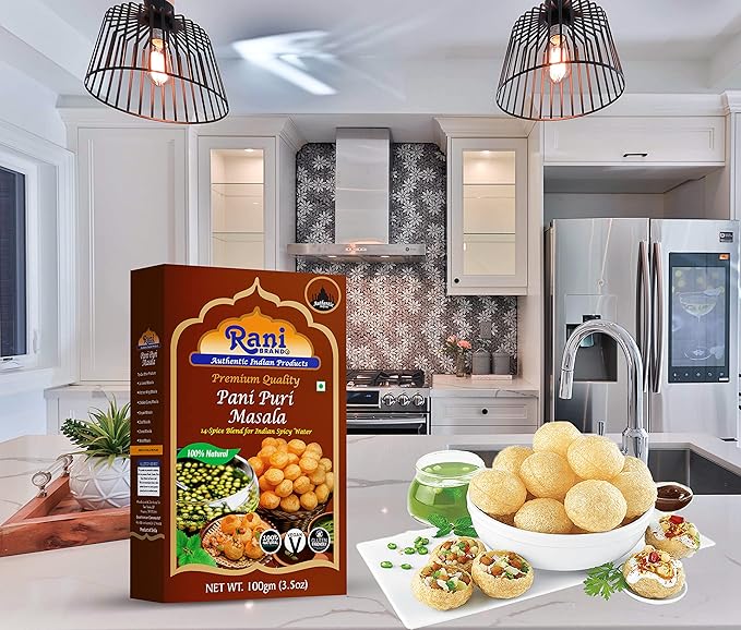 Rani Pani Puri Masala (14-Spice Blend for Indian Spicy Water) 3.5oz (100g) ~ All Natural | Vegan |