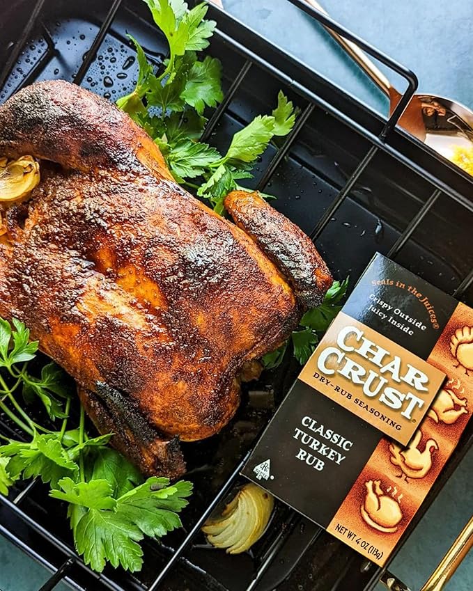 Char Crust Classic Turkey Rub | All-in-one seasonings | Perfect for Turkey, Poultry and Potatoes |