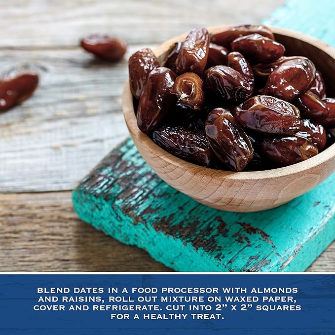 Traina Home Grown California Dried Pitted Dates - Healthy, No Added Sugar, Non GMO, Kosher