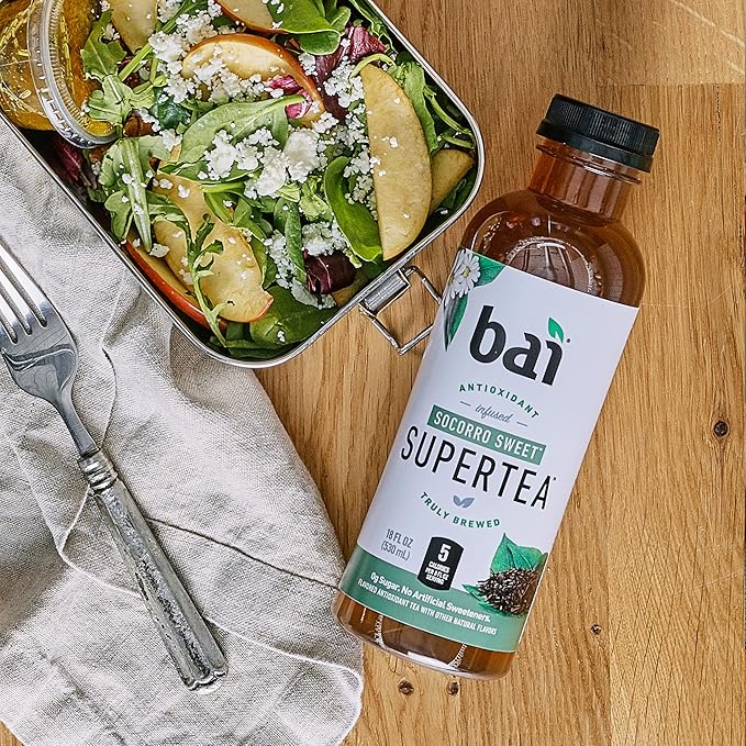 Bai Iced Tea, Socorro Sweet, Antioxidant Infused Supertea, Crafted with Real Tea (Black Tea, White