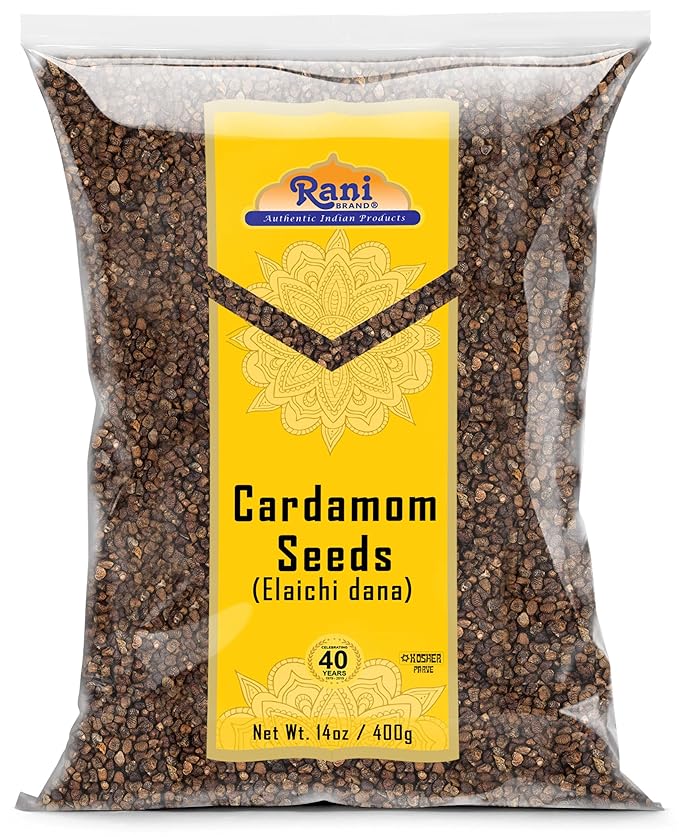 Rani Cardamom (Elachi) Decorticated Seeds Indian Spice 14oz (400g) ~ All Natural | Vegan | Gluten
