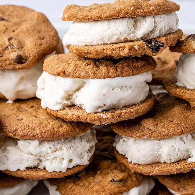 Tate's Bake Shop Cookies Gift Box, Chocolate Chip, Oatmeal Raisin, Salted Caramel and Lemon