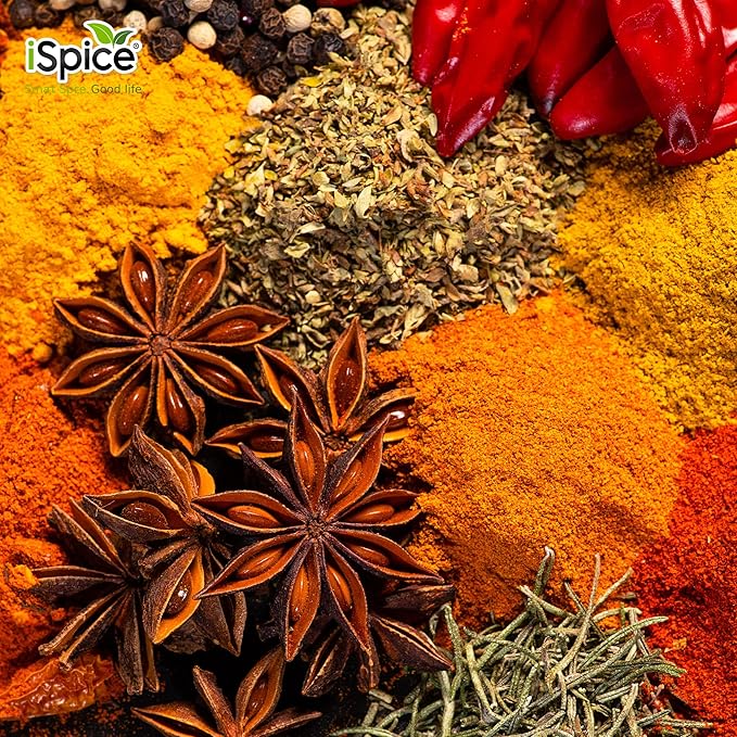iSpice Starter Spice Set- Seasonings for Cooking, Spices and Seasonings Sets, Spices Variety Pack
